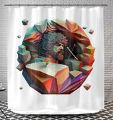 Lyrical Lagoon Shower Curtain